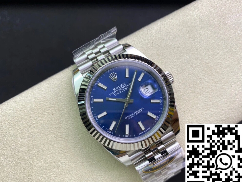 Dial Clean M126334-0002 Factory Datejust Blue Rolex 0421